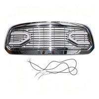 Grille avant chromée RAM 2500 Martin avec éclairage LED 2013-2018, remplacement personnalisé 4x4