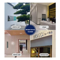 Panneaux muraux souples modernes, légers et flexibles, à effet 3D, décoration de carreaux artificiels taillés en usine pour l'intérieur de l'hôtel, grande dalle