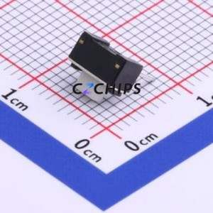 TC-1101DE-C-D Tactile Switch Through hole Component THT Switch Single Pole Single Throw Rectangle Button 2.6N Right Angle Insert - Product Image 2