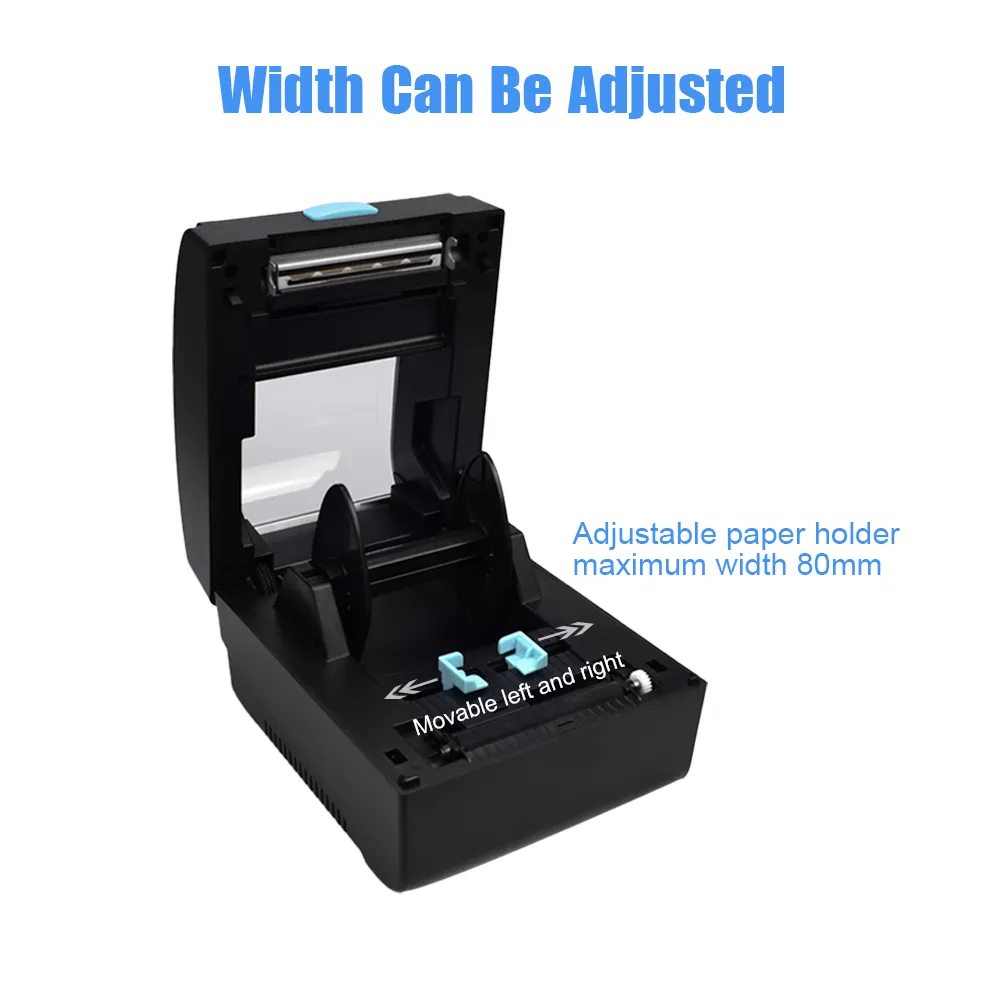 Factory Direct Wholesale 80mm Thermal Label Printer Support OEM/ODM Customization