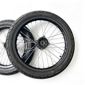 Nueva Llanta Eléctrica Delantera y <span class=keywords><strong>Trasera</strong></span> de 14/17 Pulgadas para Motocicleta Todoterreno, Neumático con Cámara 90/90-14 80/90-17 Compatible con Yozma/Strike Shadow - Product Image 2
