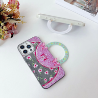 Coque de téléphone DIY personnalisable tendance pour iPhone 18 17 16 15 Pro Max, texture cristal givrée, antichoc 2-en-1