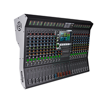 Console de mixage audio professionnelle 18 canaux avec effets 2x99DSP, système de sonorisation, contrôleur DJ/consolé de mixage audio pour grandes scènes extérieures