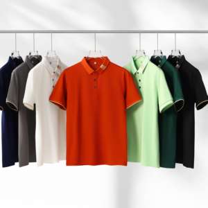 Polo de moda informal de verano, camiseta Polo con logotipo personalizado para hombre, Polo estampado a pedido, polos de talla grande para hombre - Product Image 1