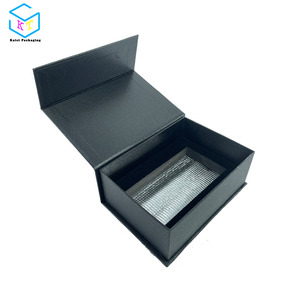 Boîte rigide noire personnalisée pour <span class=keywords><strong>caviar</strong></span> <span class=keywords><strong>100g</strong></span> avec couvercles à fermeture magnétique Peut contenir un pack de glace - Product Image 4