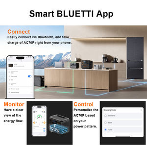 Sistema de Almacenamiento de Energía Solar para el Hogar Bluetti AC70P con Batería de Litio, Inversor de Red y Estación de Energía - Product Image 5