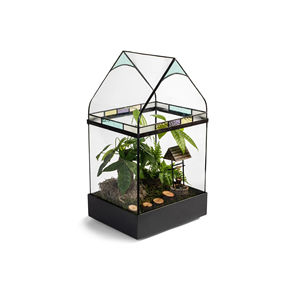Récipients uniques <span class=keywords><strong>en</strong></span> verre pour plantes Terrarium <span class=keywords><strong>Kit</strong></span> de jardin Jardinière d'intérieur Conteneur de serre avec fleurs artificielles pour décor de printemps - Product Image 2