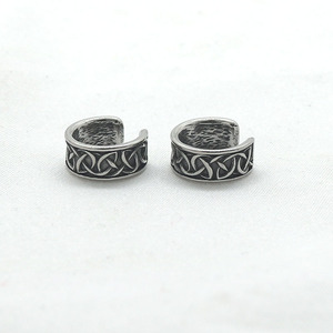 yunnique <b>Cuff</b> <b>Earrings</b> Titanium Steel Geometric Design Party Style Men Women Ear Clips - Product Image 3