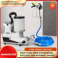 Pistolet de pulvérisation électrique léger haute pression sans air pour bricolage, pompe à peinture multifonctionnelle domestique pour peinture au latex 220V/110V