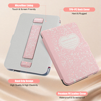 Étui pour tablette Kobo Clara Colour/2E 6 pouces en TPU doublement laminé avec impression personnalisée et sangle de transport 17x13cm