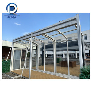 Prima Recinto de patio exterior retráctil Resistencia a los rayos UV Antióxido/UV/Lluvia/Nieve Policarbonato Terraza Techo Casas de vidrio - Product Image 5