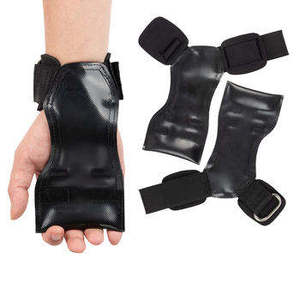 Sangles de maintien pour la musculation avec logo personnalisé, protection des paumes et soutien des poignets - Product Image 1
