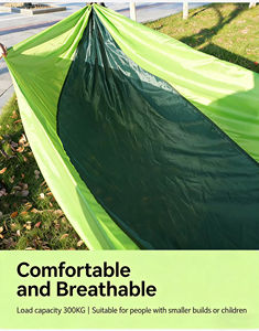 Hamaca de Playa, Columpio para Exteriores, Hamaca Individual Portátil Antivuelco, Silla Hamaca para Acampar, Cuna de Descanso para Exteriores - Product Image 3