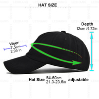 Moda en blanco no estructurado ajustable papá sombrero personalizado 6 paneles algodón liso M letra bordado Logo gorra de béisbol al por mayor