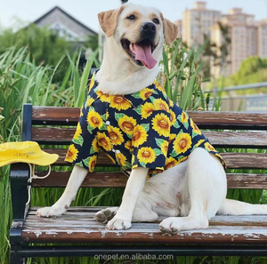 Fournisseur d'articles pour animaux de compagnie, vêtements pour chats et chiens, chemise pour bichon frisé, poméranien, chat à poil court britannique, chemise d'été à imprimé tendance pour chiens - Product Image 3