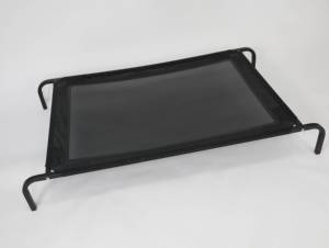 Lit pour chien moderne <span class=keywords><strong>en</strong></span> fer noir avec housse amovible rafraîchissante, motif uni, pour usage extérieur, fabriqué <span class=keywords><strong>en</strong></span> Chine - Product Image 2