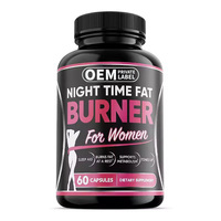 Capsules amincissantes brûle-graisse rapides avec logo OEM, complément brûleur de graisse pour femmes