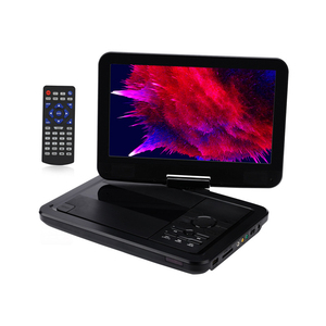 Lecteur DVD portable 16,9 pouces, écran pivotant rechargeable, USB/SD/AV, télécommande et manette de jeu pour les voyages en voiture, les enfants et le divertissement à domicile - Product Image 4