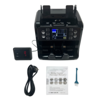 Machine de comptage de billets de lire turque à valeur mixte avec détecteur UV/MG/IR, écran TFT, vitesse de plus de 900 pièces/min pour banques, magasins et supermarchés
