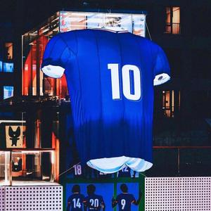 Model Jersey Sepak Bola Tiup untuk Acara Kampus, Promosi dan Dekorasi Mal Bertema Sepak Bola dengan Lampu - Product Image 5