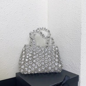 Women Bucket Clutch <b>Bags</b> Diamond-<b>Studded</b> Evening <b>Bag</b> Rhinestone Handbags Wallets Evening <b>Bag</b> for Wedding - Product Image 3