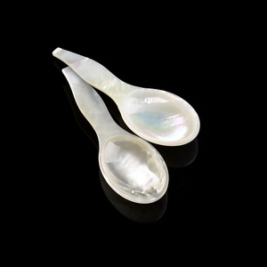 <span class=keywords><strong>Madreperla</strong></span> Bianca Naturale a Forma di Cucchiaio Utilizzabile per Creare Gioielli <span class=keywords><strong>Madreperla</strong></span> Bianca di Alta Qualità Supporta la Personalizzazione - Product Image 2