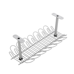 OEM Color Metal Wire Mesh Cord Cable Management Tray Rack Under Desk