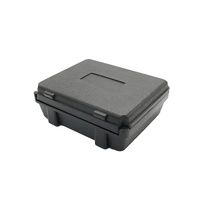 Boîte à outils en plastique compacte avec système de verrouillage à clic, légère et durable, idéale pour le rangement et l'organisation des composants de bricolage et de quincaillerie.