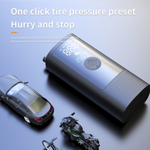 Bomba de inflado montada en coche inteligente, inflador de neumáticos inalámbrico de pausa automática con batería de luz LED para <span class=keywords><strong>XIAOMI</strong></span> SU7 Ultra - Product Image 4