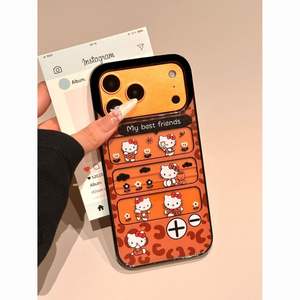 <span class=keywords><strong>Coque</strong></span> de téléphone transparente motif léopard de dessin animé mignon KT, compatible avec iPhone 17 Pro Max/16/15/14/13/12/11 - Product Image 6