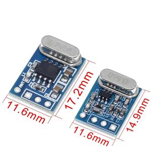 1Set 2 pezzi 433MHZ Wireless trasmettitore ricevitore modulo SYN115 SYN480R ASK/OOK Chip PCB - Product Image 3