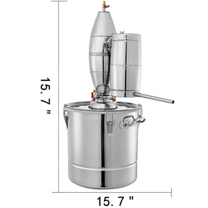 Equipo de Destilación de Alcohol de Cobre para Uso Doméstico 20L/70L para Whisky, Ron, Ginebra, Vodka, Brandy con Componente de Bomba Central - Product Image 5