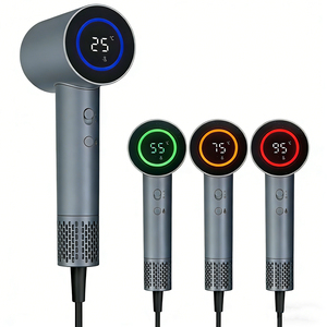 Secador de Pelo Digital Inteligente de Alta Velocidad 1600W con Pantalla LCD, Difusor y Tecnología Iónica para Peinado Rizado de Alta Velocidad - Product Image 2