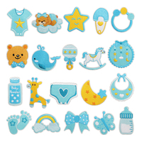 Patch brodé thermocollant motif biberon de dessin animé mignon pour vêtements de bébé, poussettes et tissus brodés
