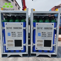 Support de stockage pour bouteilles d'hydrogène, support pour 16 bouteilles de gaz, support pour bouteilles d'azote, lot