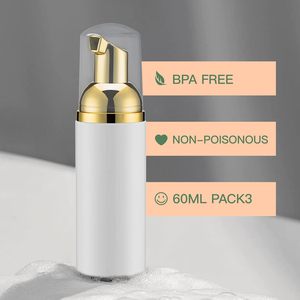 Envases vacíos de plástico rosa de 30ml y 50ml para champú de pestañas, jabón para extensiones de pestañas, dispensador de espuma y limpiador facial - Product Image 2