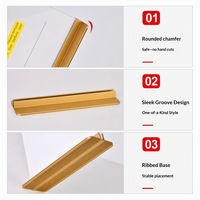 Support de Présentation de Table/Bureau Moderne en Acrylique et Métal pour Cartes, Facile à Assembler ; Format A4/L Transparent pour Menus et Boissons