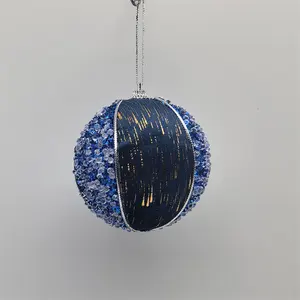 Groothandel Luxe Hangende Decor 8Cm Xmas Foam Ball Hoge Kwaliteit Hangende Boom Ornamenten