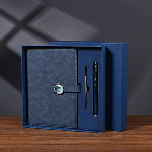 Exquisite 3-in-1 Luxury Corporate Gift Set Buckle Loose-Leaf <strong>Book</strong> Signature Pen USB Flash Drive-for <strong>Fathers</strong> Day Graduation - Product Image 5