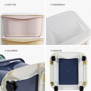 Vừa Thiết Kế Hiện Đại Nhựa Lưu Trữ Tủ Dày Nhiều Lớp Lắp Ráp Ngăn Kéo Cho Bé Đồ Chơi Tổ Chức - Product Image 4