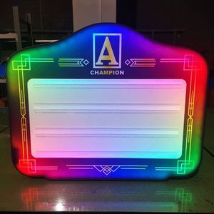 Fournitures d'usine : Panneau d'affichage lumineux LED RGB personnalisé avec logo, en acrylique, rechargeable, pour messages <span class=keywords><strong>DIY</strong></span>, idéal pour discothèques, bars et présentoirs de fête - Product Image 4