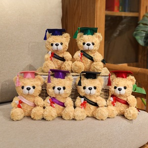 Vente en gros usine : Ours en peluche Teddy Rose personnalisé avec chapeau de docteur, Ours d'amour, Cadeau pour la remise des diplômes, l'anniversaire et les fêtes - Product Image 3