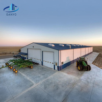 Bâtiment durable de structure en acier légère pour l'équipement agricole et le logement de bétail | Structure en acier de Foshan Ganyo