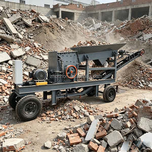 Concasseur mobile robuste HeNan Zhonhon <span class=keywords><strong>80</strong></span>-<span class=keywords><strong>120</strong></span> TPH avec moteur diesel pour le recyclage des déchets miniers, du béton et des briques - Product Image 2