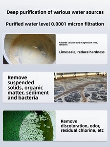 Purificador de Agua por Ósmosis Inversa (RO) Comercial de Gran Capacidad, 500L/h, Sistema de Filtración Industrial para Agua Potable Directa, Elimina Lodo y Arena, Duración de Más de 5 Años - Product Image 3