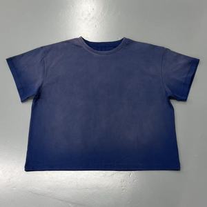 T-Shirt Personalizzata Kornit DTG con Stampa Grafica Vintage <span class=keywords><strong>Angelo</strong></span>, Effetto Strappato, Maglietta Oversize in Cotone per Uomo, Streetwear OEM - Product Image 3