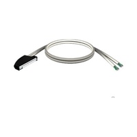 Câble de raccordement M340 PLC à 40 broches, pré-assemblé, double extrémité, codage couleur, DIN 47100, faisceau de fils 5M, directement de l'usine