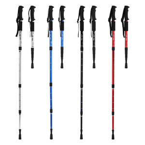Bâtons de randonnée télescopiques réglables en alliage d'aluminium pour la randonnée et le trekking en plein air - Product Image 5