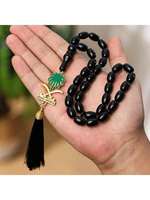 Bracelets de prière religieux personnalisés à la mode, grandes perles en acrylique plastique en forme de boule pour les pratiques religieuses