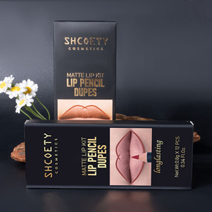 <span class=keywords><strong>Crayon</strong></span> à lèvres imperméable, couleur nude, finition mate, longue durée, <span class=keywords><strong>hydratant</strong></span>, maquillage pour les lèvres, 12 pièces/ensemble - Product Image 1